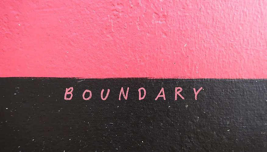 The concept of personal boundaries