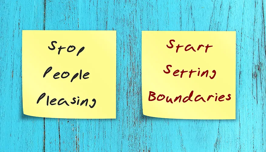 The process of setting healthy boundaries