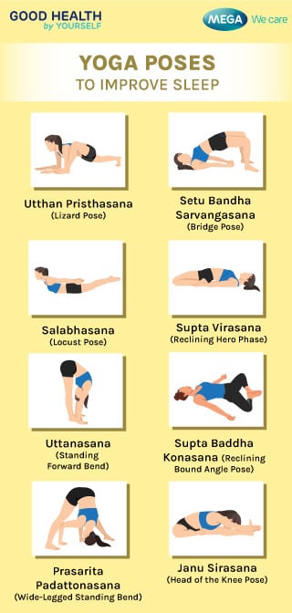 yoga poses to improve sleep