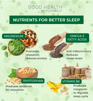 Nutrient-rich Foods for better sleep